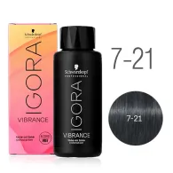 Schwarzkopf Igora Vibrance 7-21 Rubio Medio Humo Ceniza
