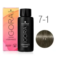 Schwarzkopf Igora Vibrance 7-1 Rubio Medio Ceniza